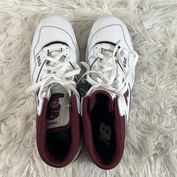 NEW BALANCE BB650RCH High Top Sneakers Men's US 13 White Basketball Shoes NEW - Picture 7 of 16